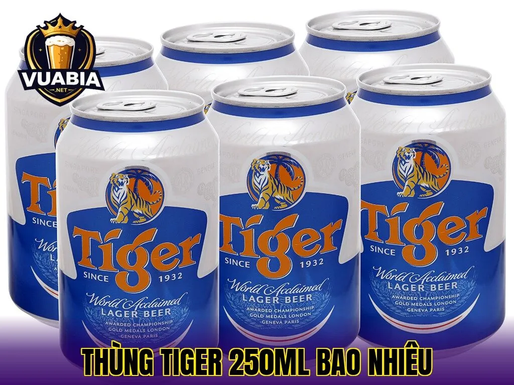 Thùng Tiger 250ml Bao Nhiêu