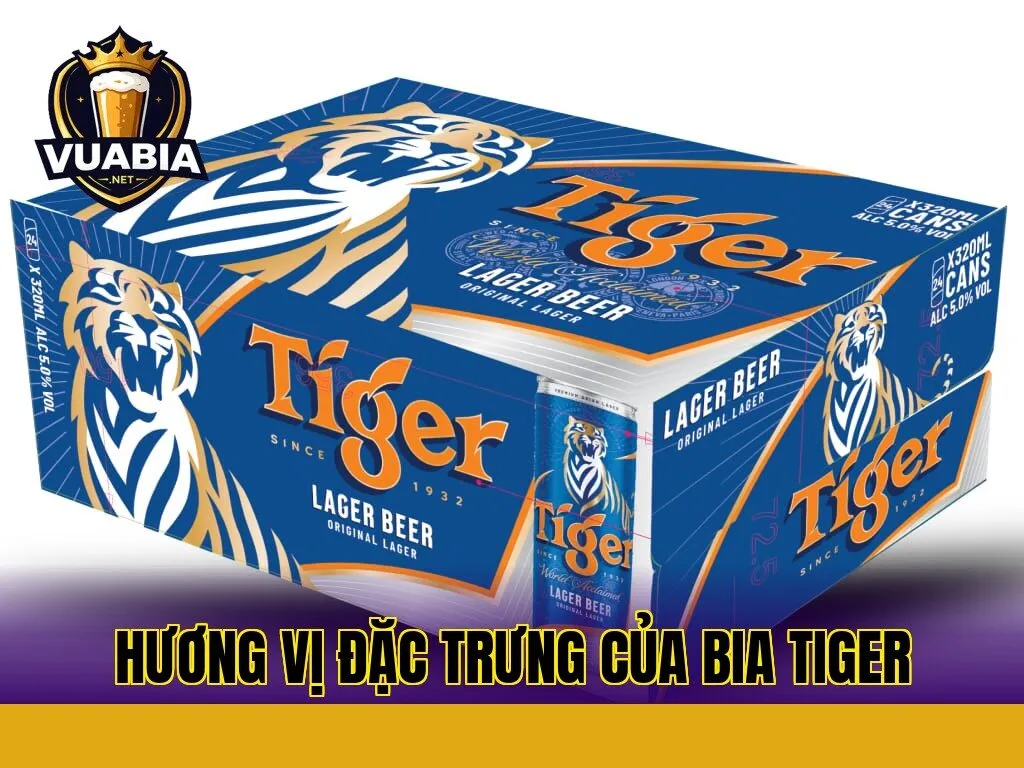 Hương vị đặc trưng của bia Tiger