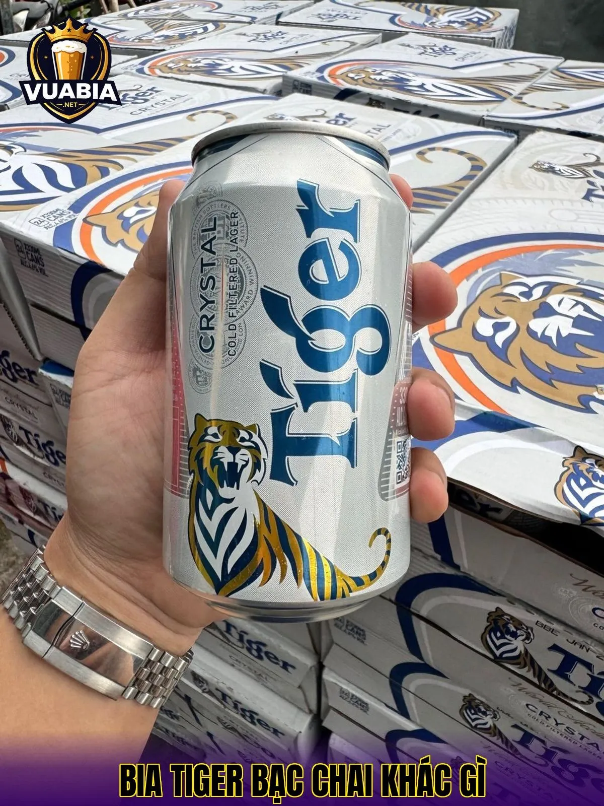 Bia Tiger Bạc Chai Khác Gì