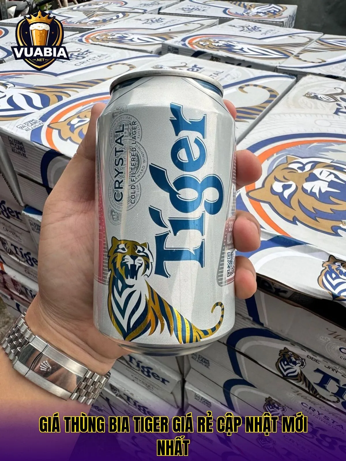 Giá thùng bia Tiger giá rẻ cập nhật mới nhất