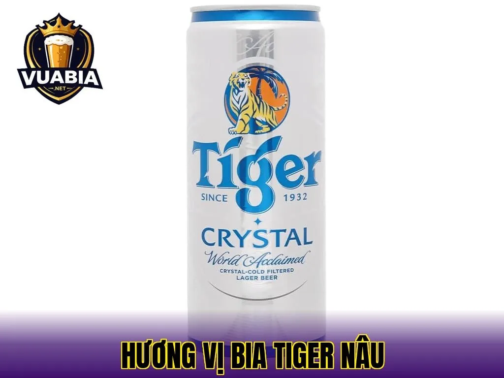 hương vị bia Tiger nâu