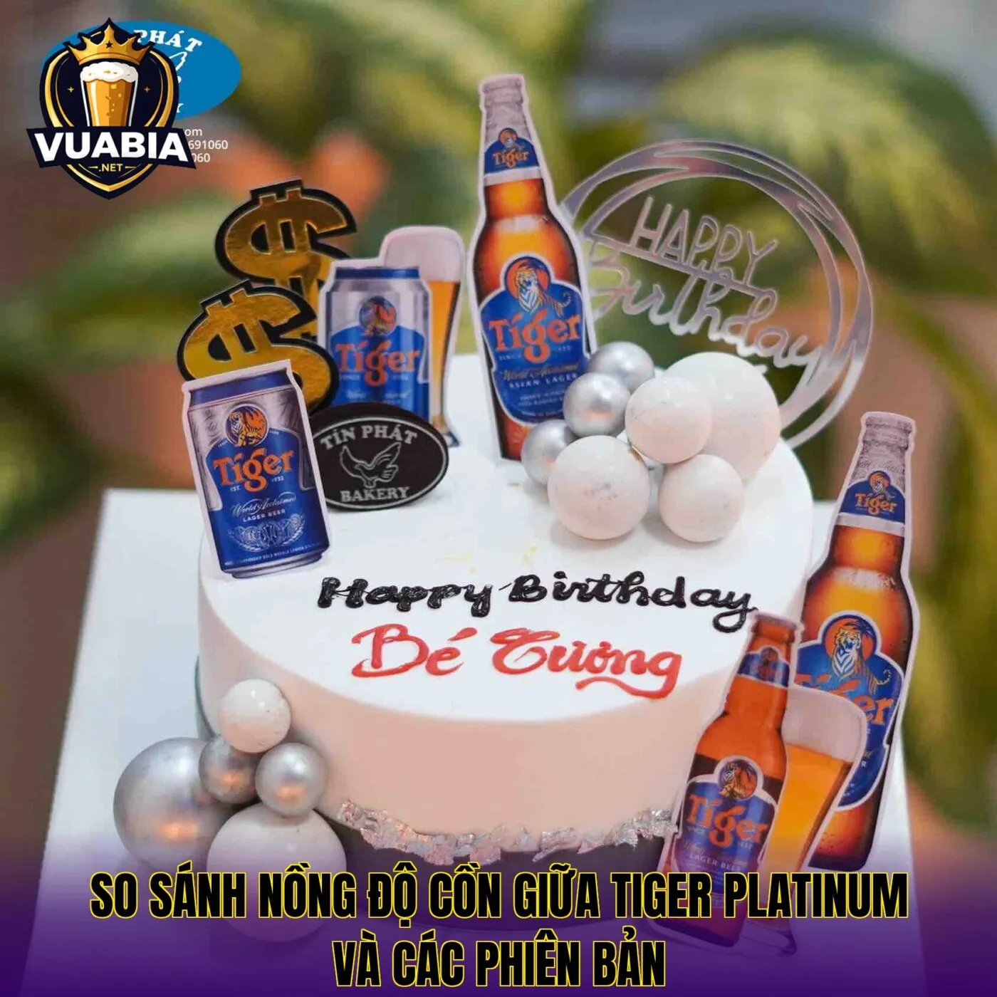 So sánh nồng độ cồn giữa Tiger Platinum và các phiên bản