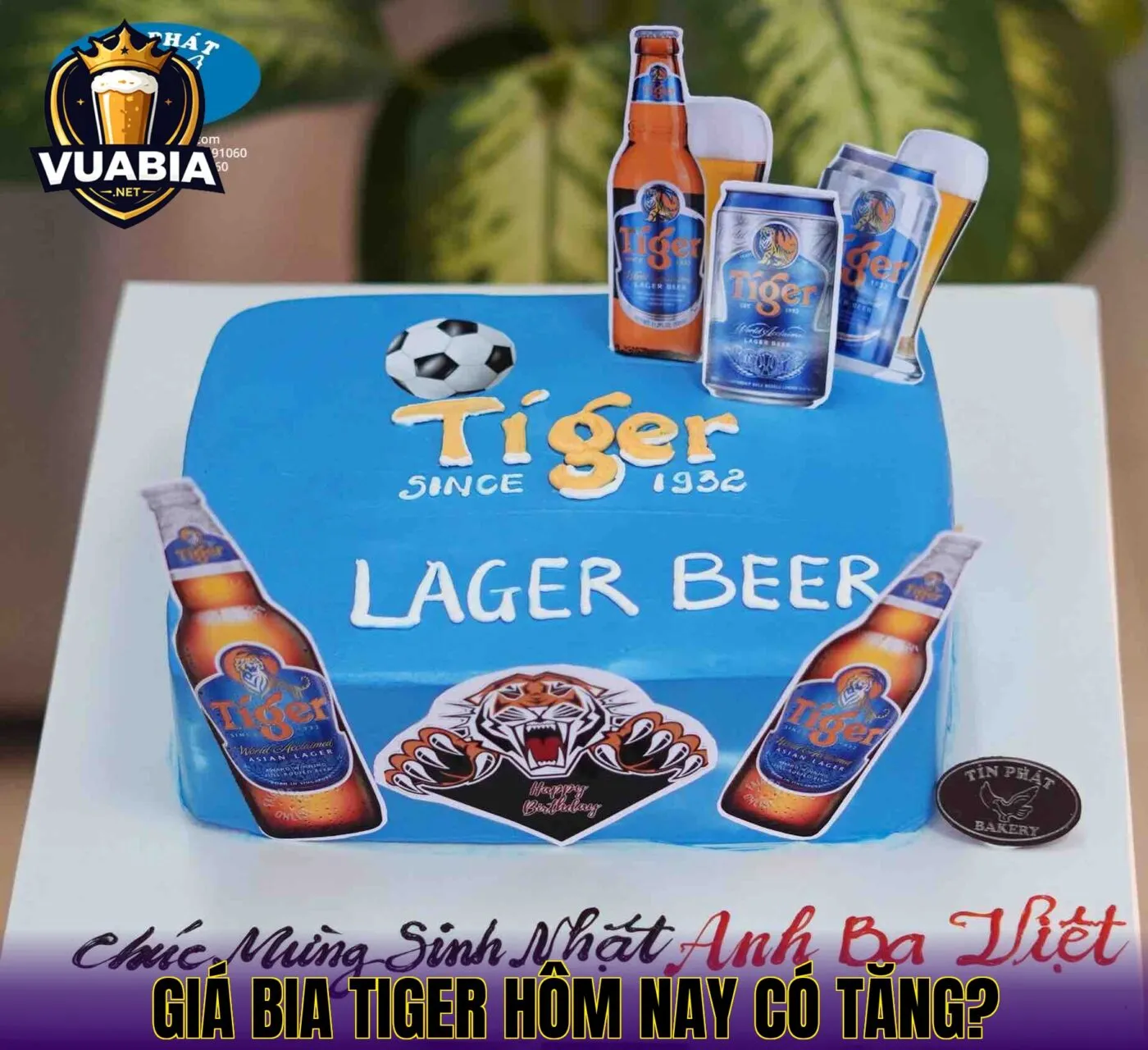 Giá bia Tiger hôm nay có tăng?