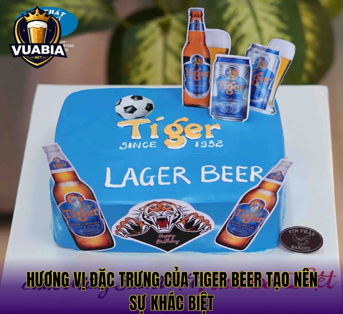 Hương vị đặc trưng của Tiger Beer tạo nên sự khác biệt