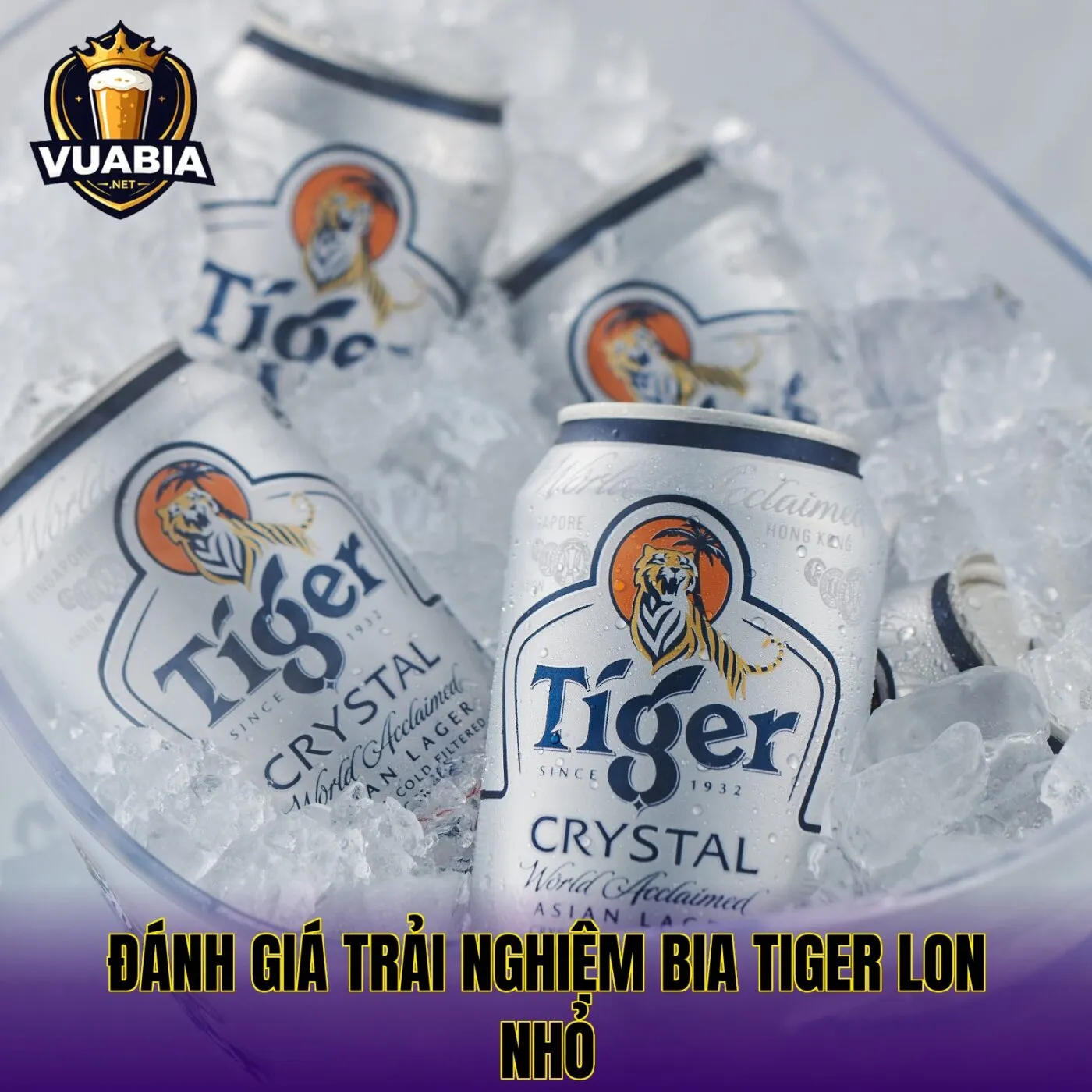 đánh giá trải nghiệm bia Tiger lon nhỏ