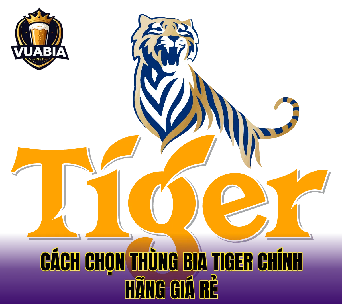 Cách chọn thùng bia Tiger chính hãng giá rẻ