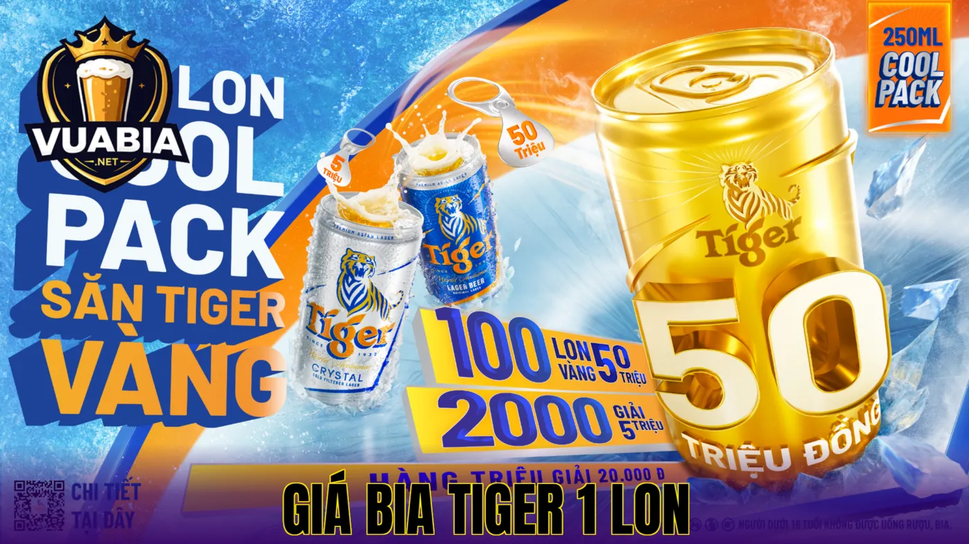 Giá Bia Tiger 1 Lon