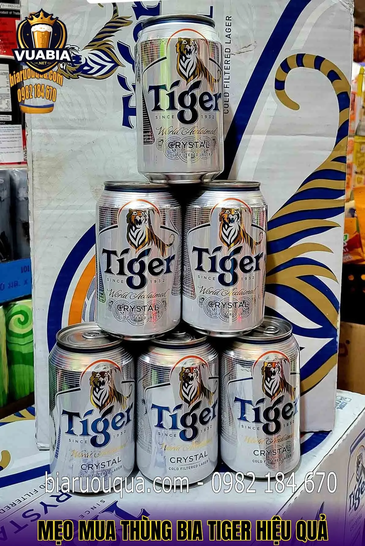 Mẹo mua thùng bia Tiger hiệu quả