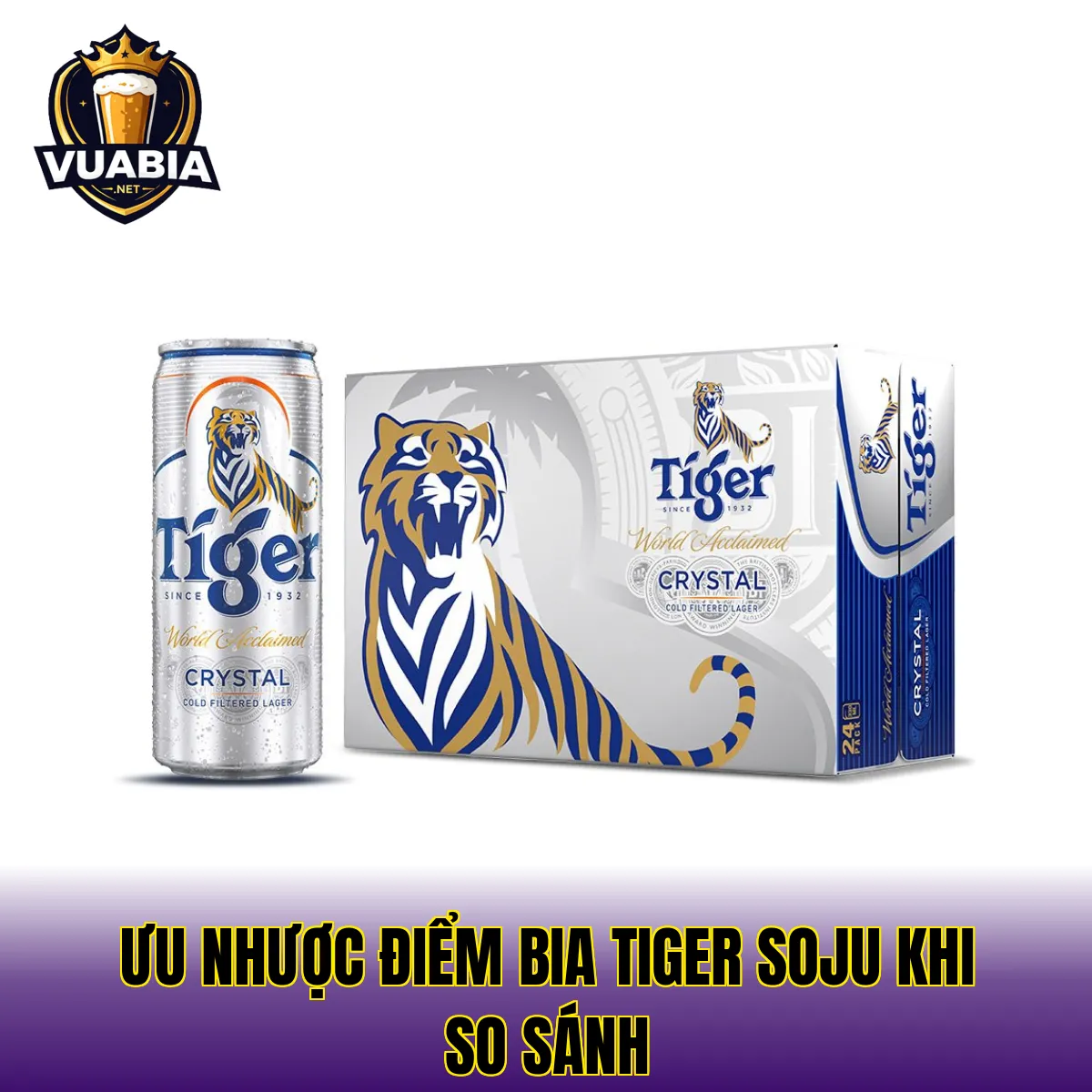 Ưu nhược điểm bia Tiger Soju khi so sánh