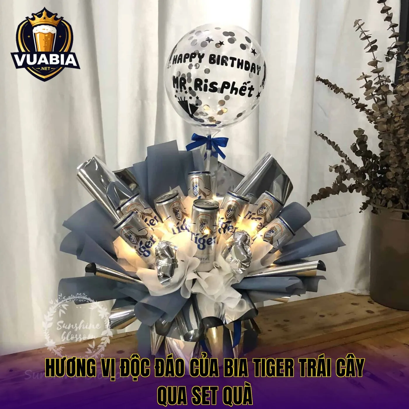 Hương vị độc đáo của bia Tiger trái cây qua set quà
