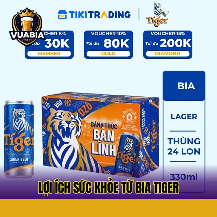 Lợi ích sức khỏe từ bia Tiger