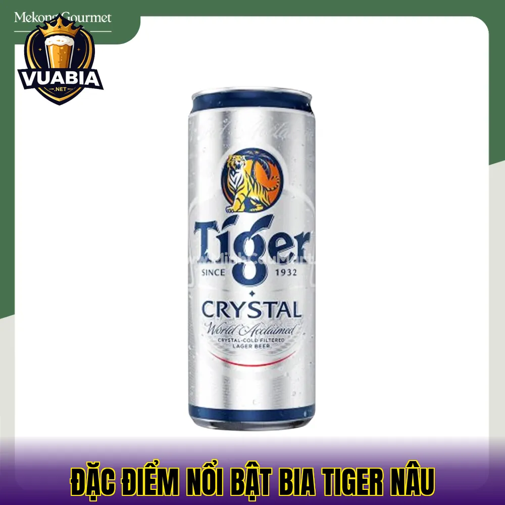 Đặc điểm nổi bật bia Tiger nâu