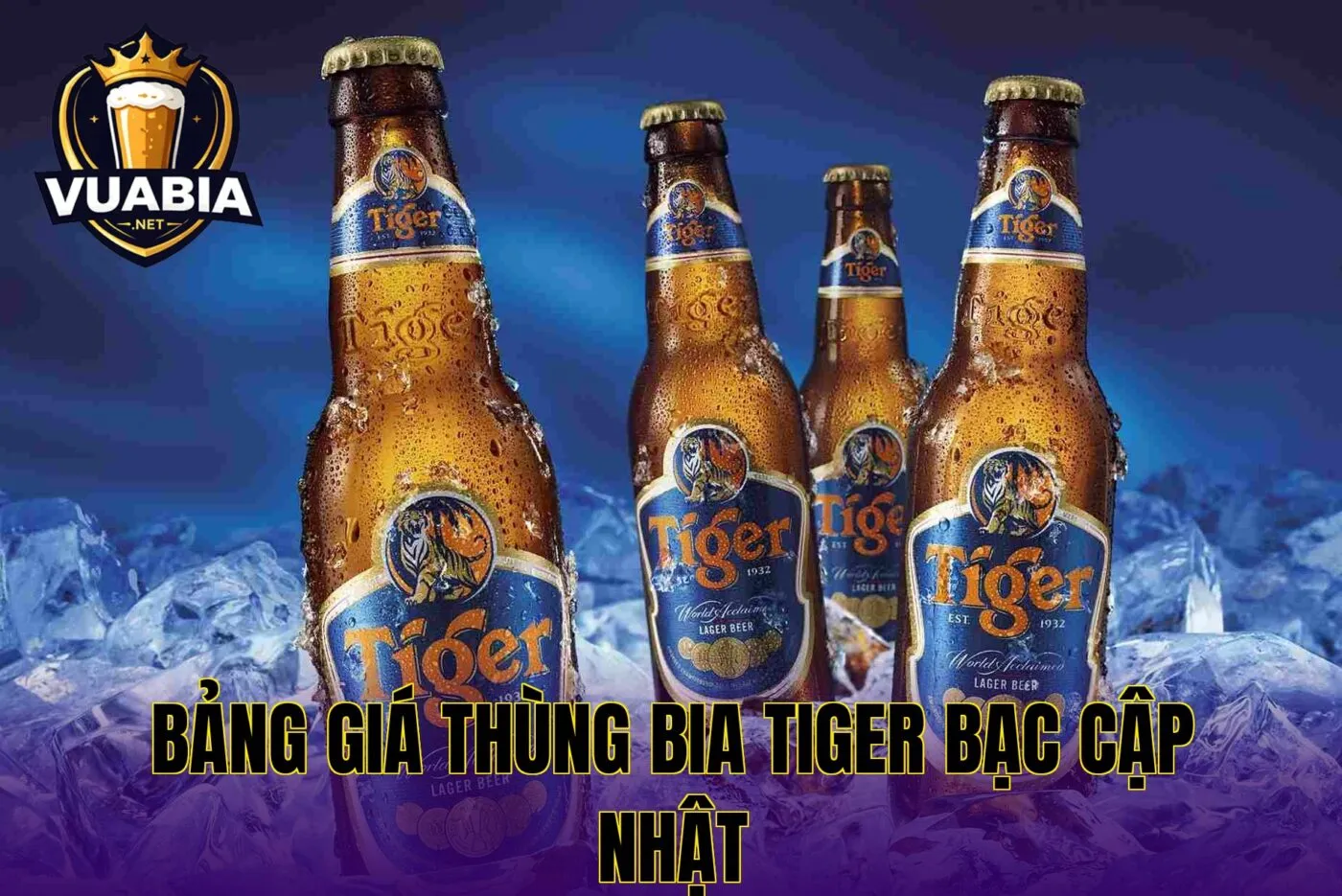 Bảng giá thùng bia Tiger bạc cập nhật
