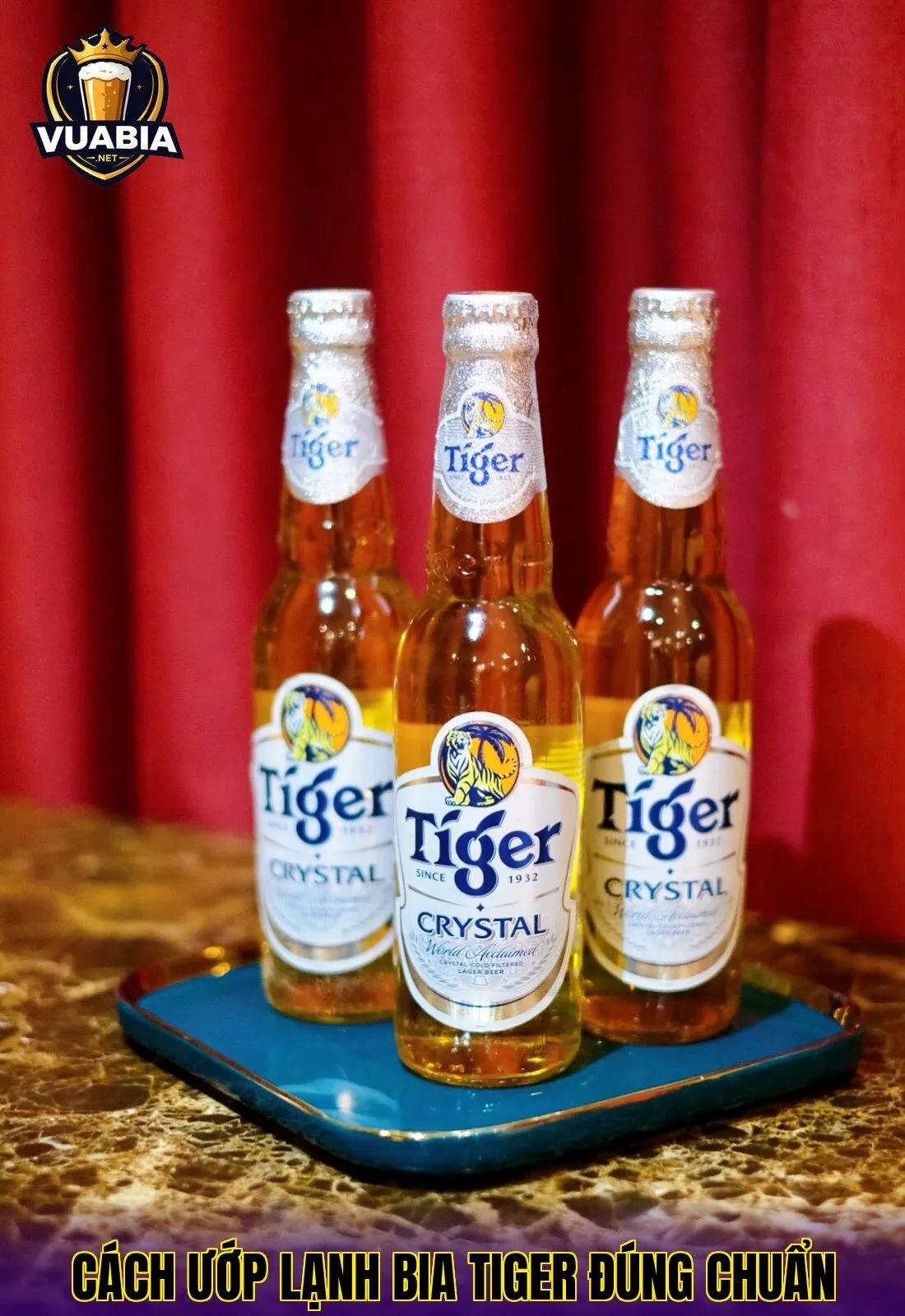 Cách ướp lạnh bia Tiger đúng chuẩn