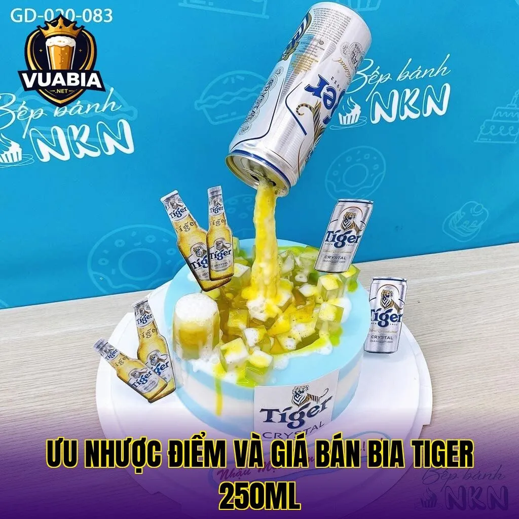 Ưu nhược điểm và giá bán bia Tiger 250ml