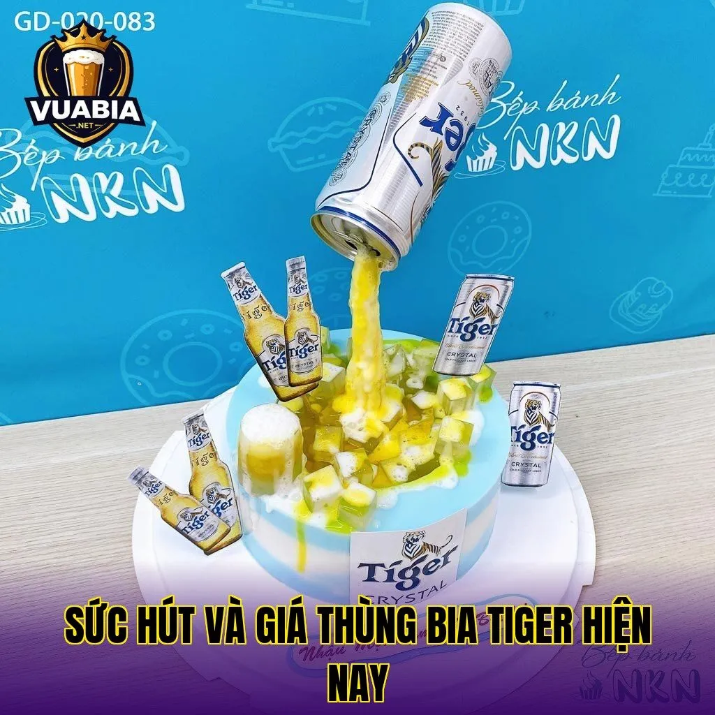 Sức hút và giá thùng bia Tiger hiện nay