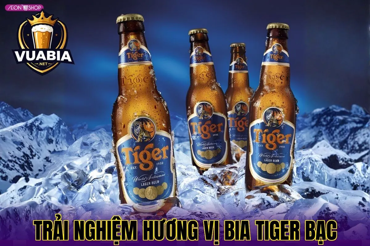 trải nghiệm hương vị bia Tiger bạc