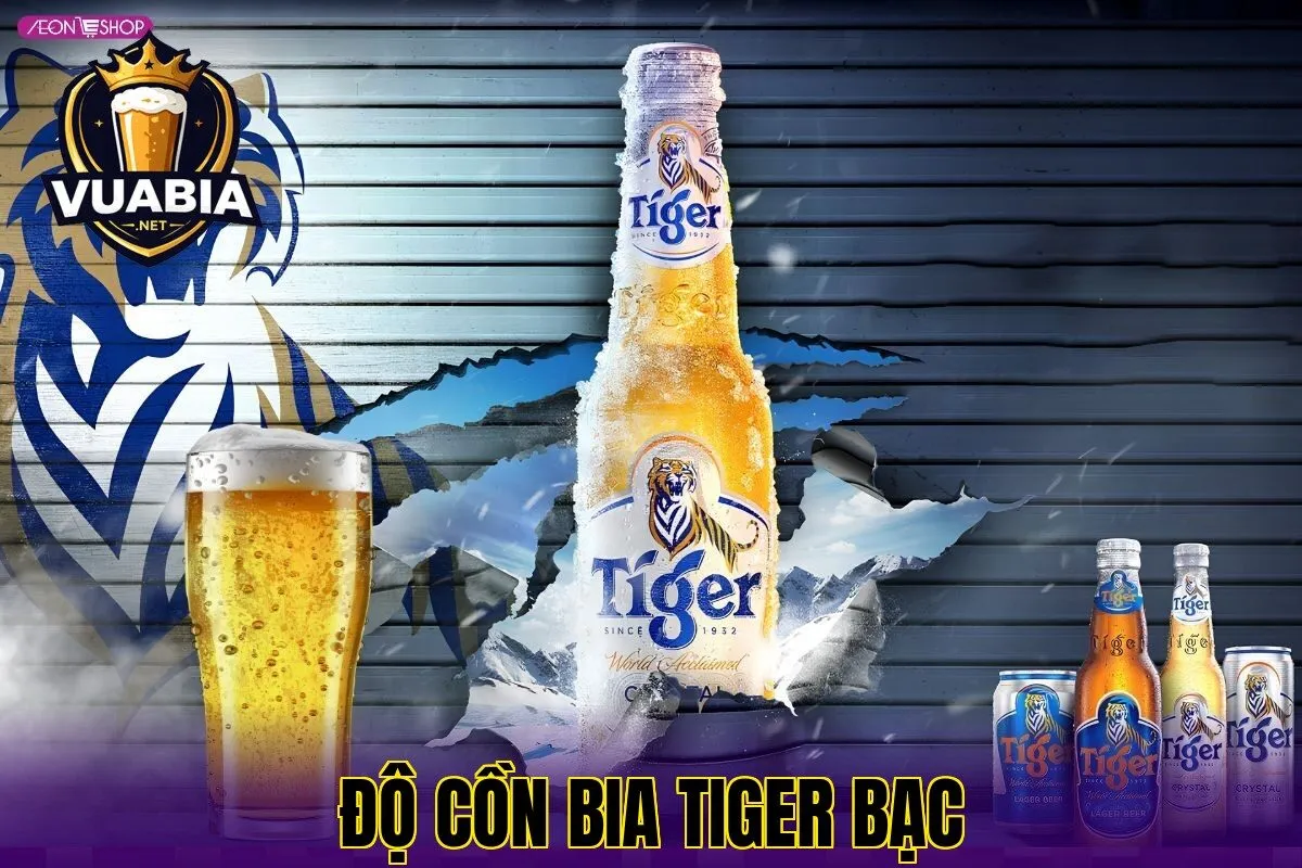 độ cồn bia Tiger bạc