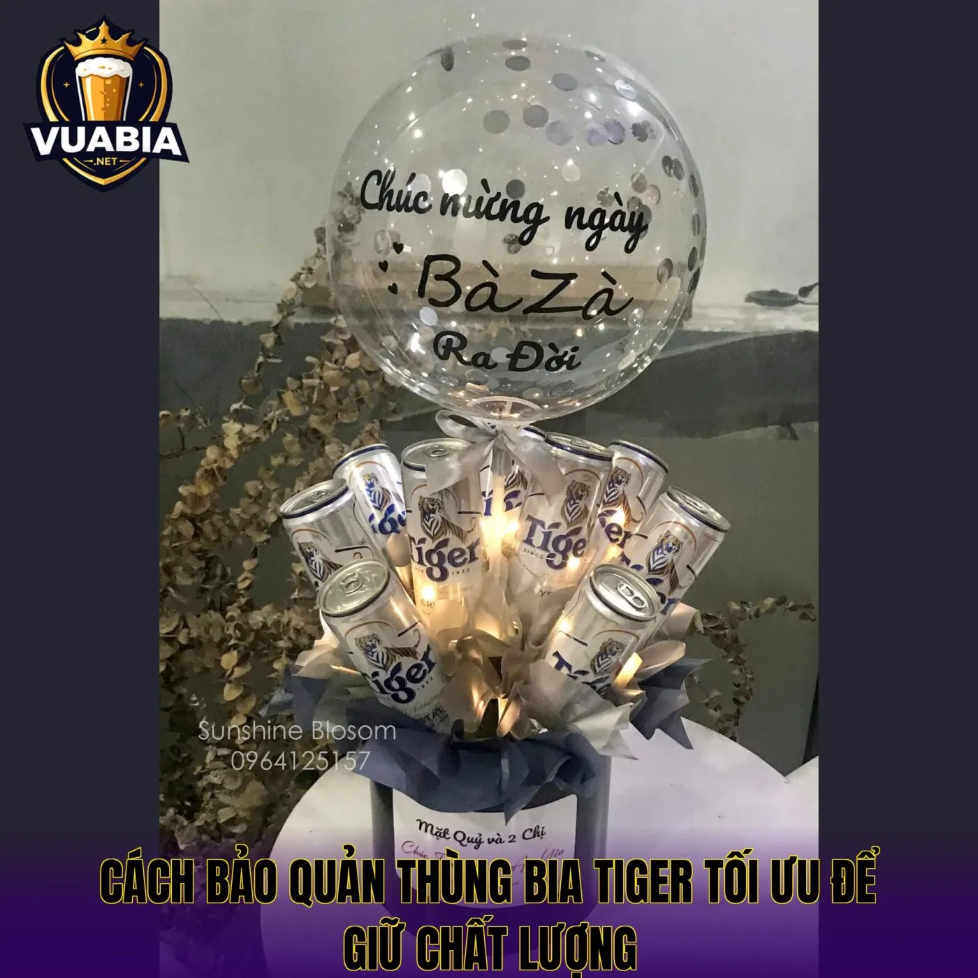 Cách bảo quản thùng bia Tiger tối ưu để giữ chất lượng