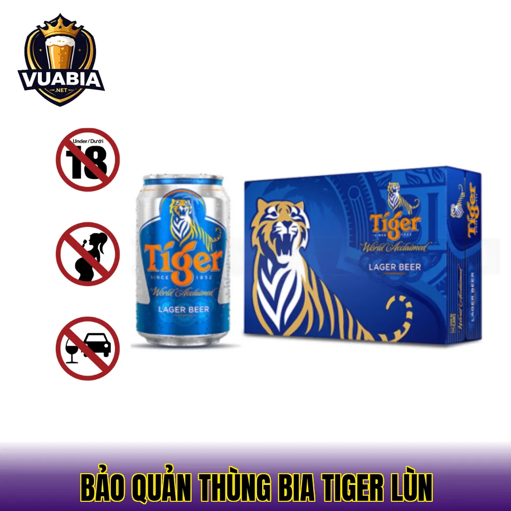 Bảo quản thùng bia Tiger lùn