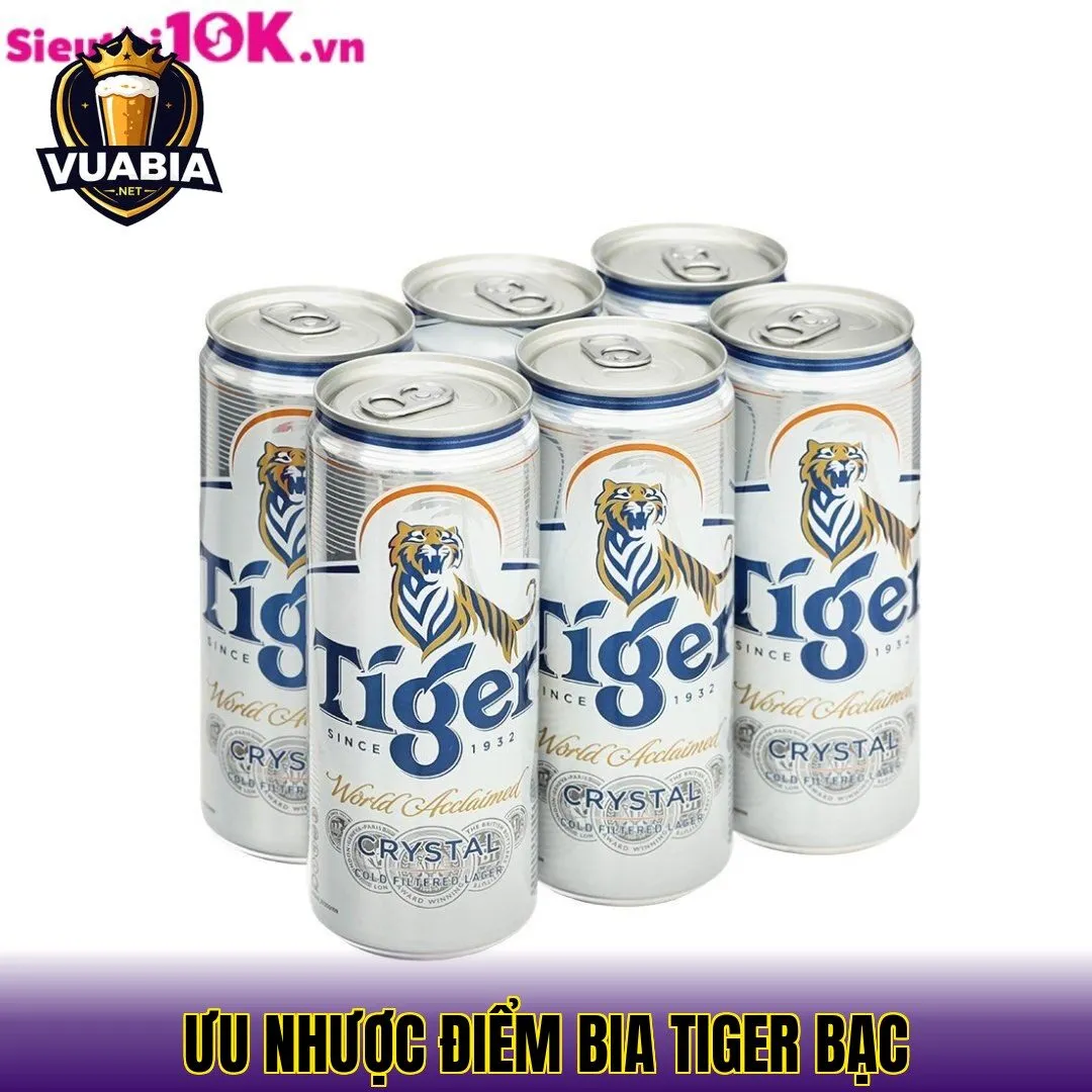 ưu nhược điểm bia Tiger bạc