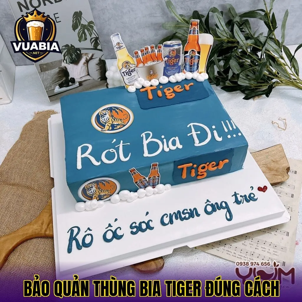 Bảo quản thùng bia Tiger đúng cách