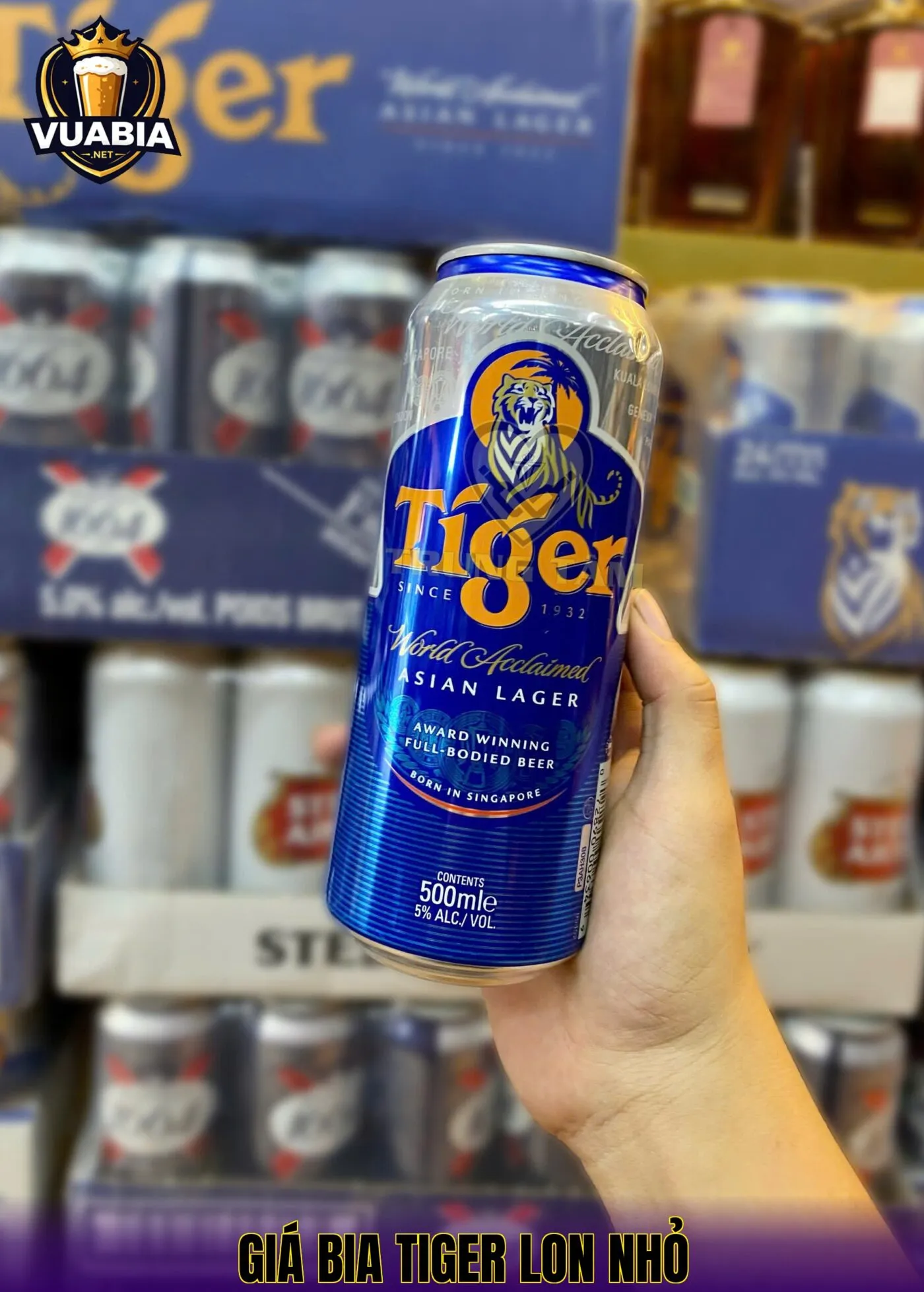 Giá Bia Tiger Lon Nhỏ