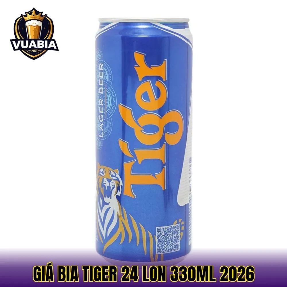 Giá bia Tiger 24 lon 330ml 2026