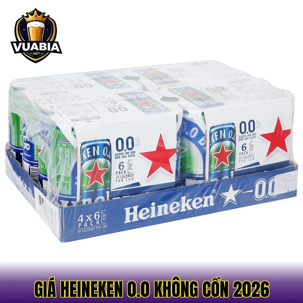 Giá Heineken 0.0 không cồn 2026