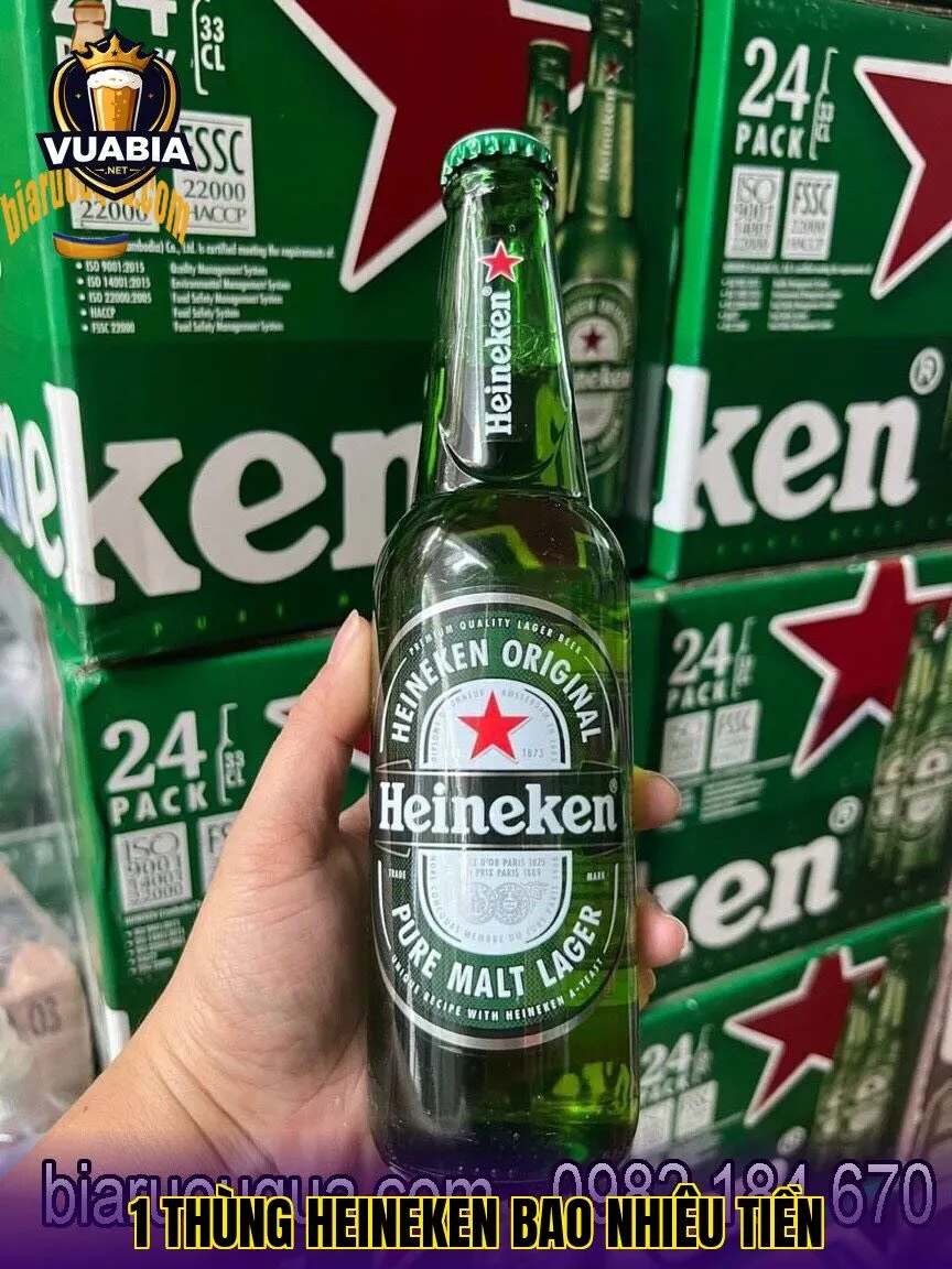 1 thùng Heineken bao nhiêu tiền