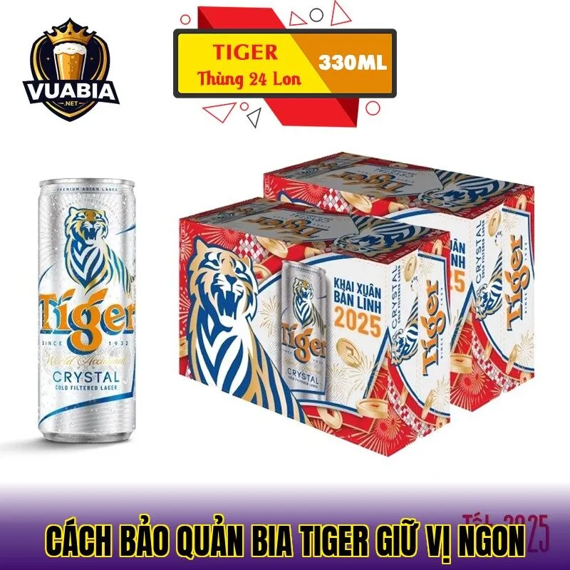 Cách bảo quản bia Tiger giữ vị ngon