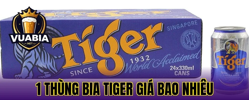 1 thùng bia Tiger giá bao nhiêu