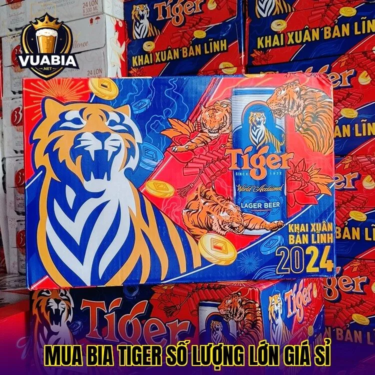 Mua bia Tiger số lượng lớn giá sỉ