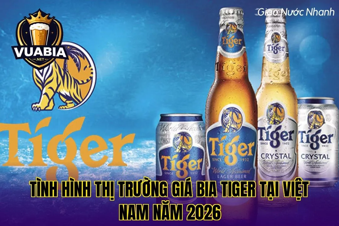Tình hình thị trường giá bia Tiger tại Việt Nam năm 2026