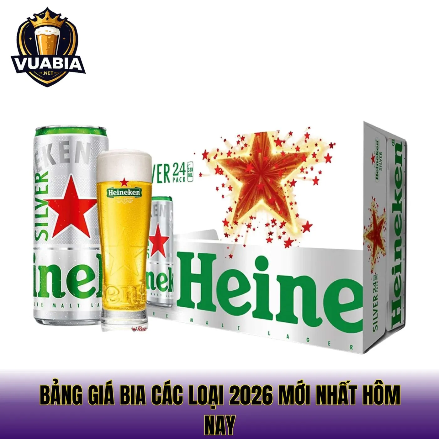 Bảng giá bia các loại 2026 mới nhất hôm nay