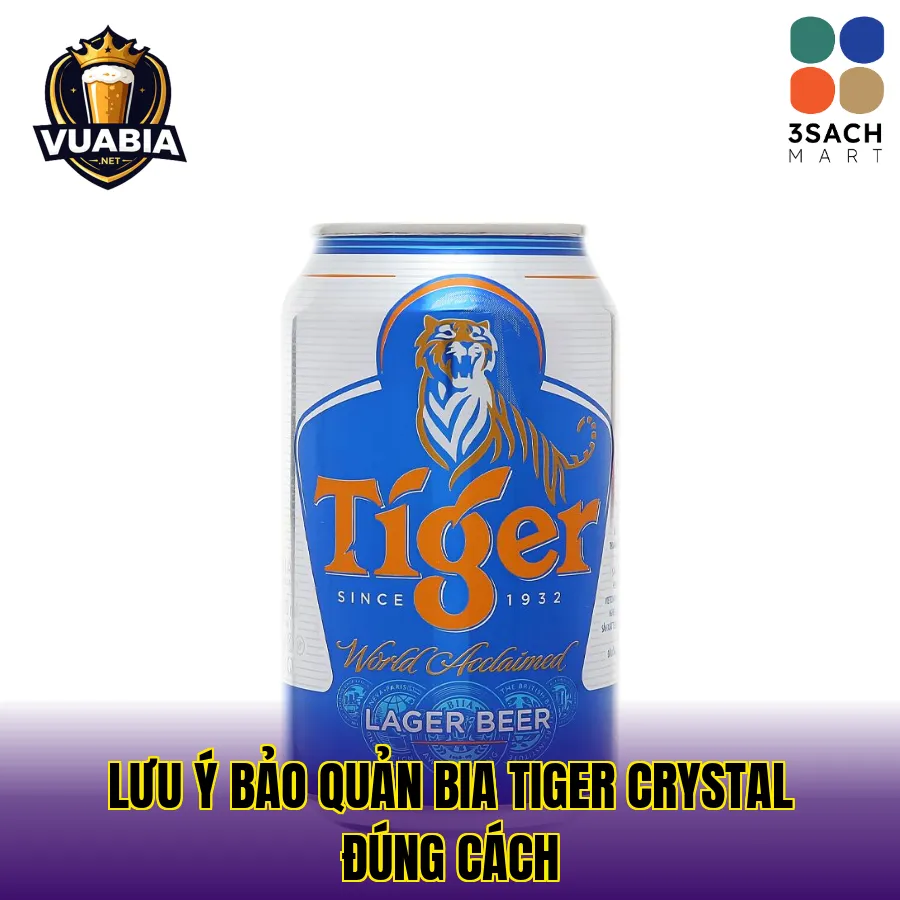 Lưu ý bảo quản bia Tiger Crystal đúng cách