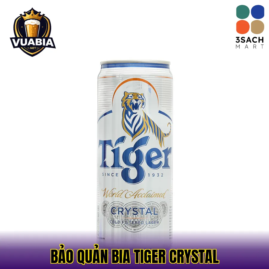 bảo quản bia Tiger Crystal
