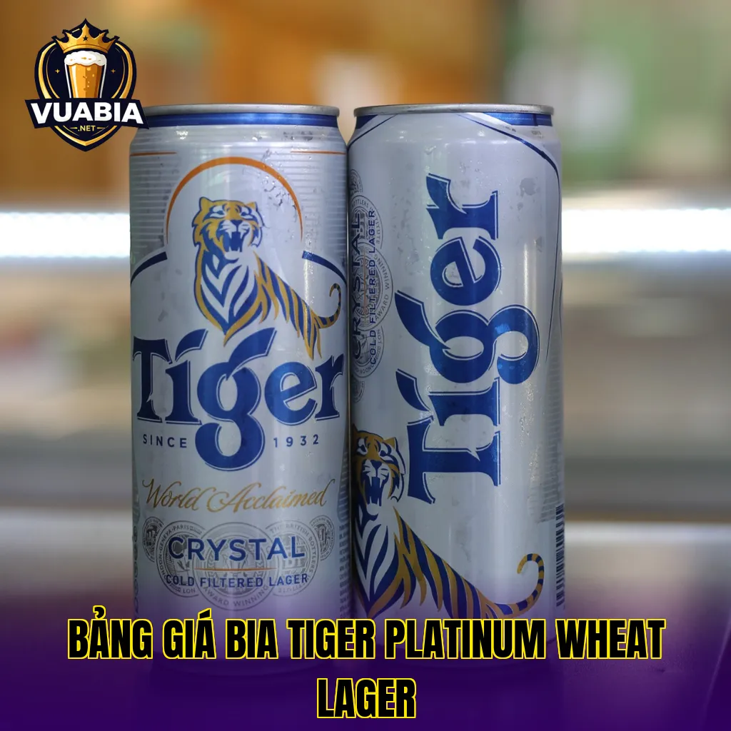 Bảng giá bia Tiger Platinum Wheat Lager