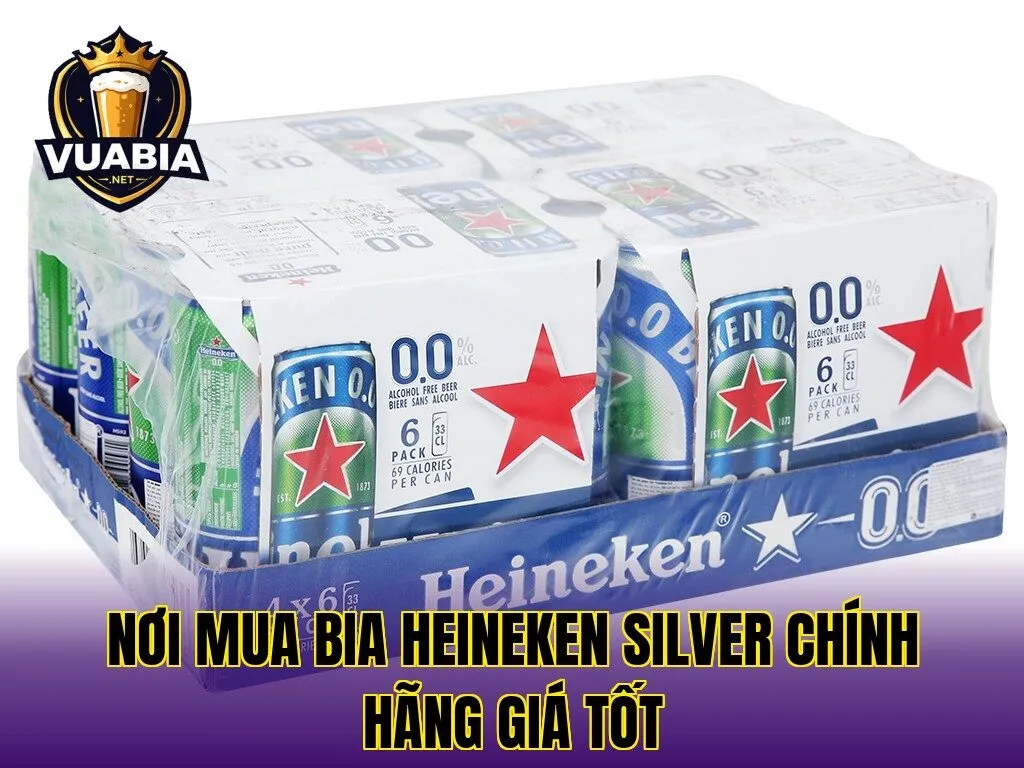 Nơi mua bia Heineken Silver chính hãng giá tốt