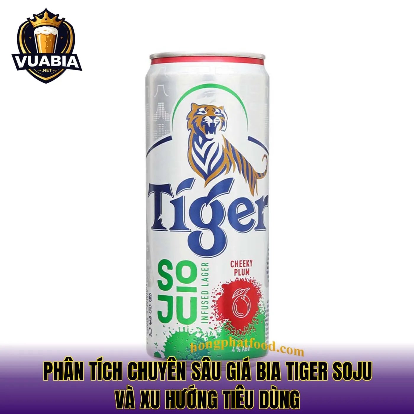 Phân tích chuyên sâu giá bia Tiger Soju và xu hướng tiêu dùng