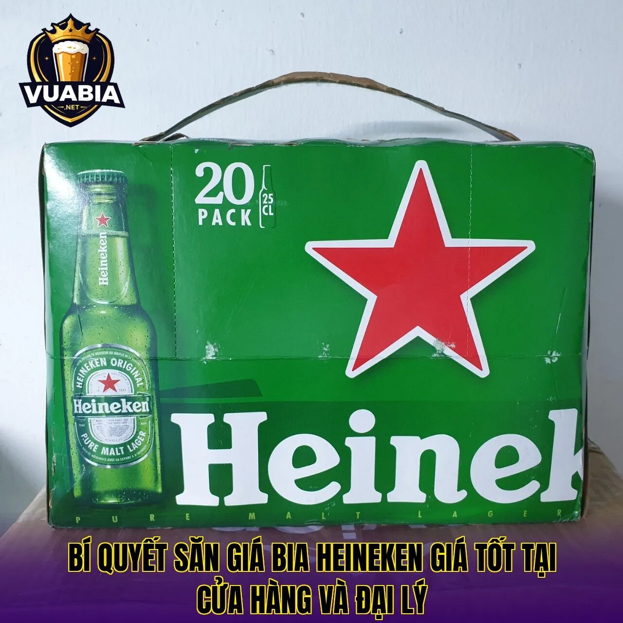 Bí quyết săn giá bia Heineken giá tốt tại cửa hàng và đại lý