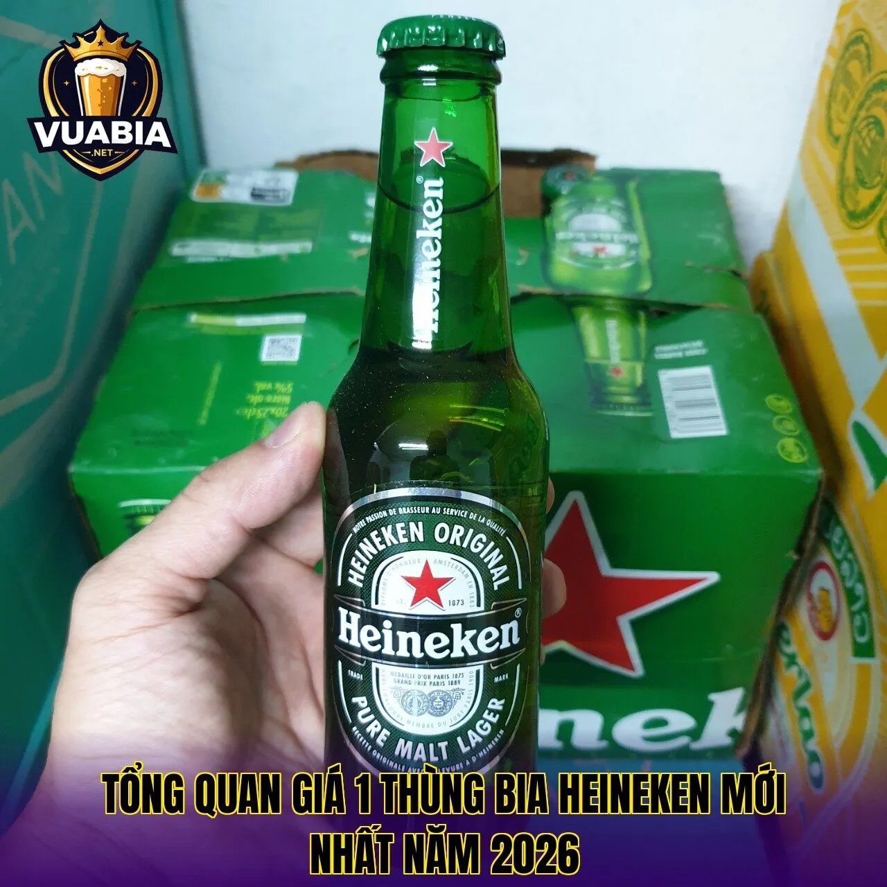Tổng quan giá 1 thùng bia Heineken mới nhất năm 2026