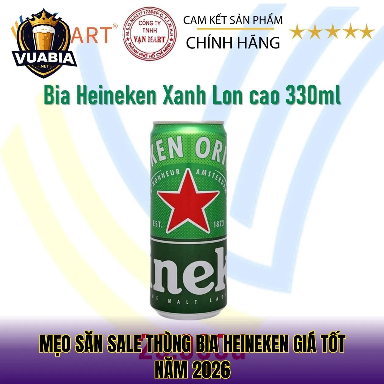 Mẹo săn sale thùng bia Heineken giá tốt năm 2026