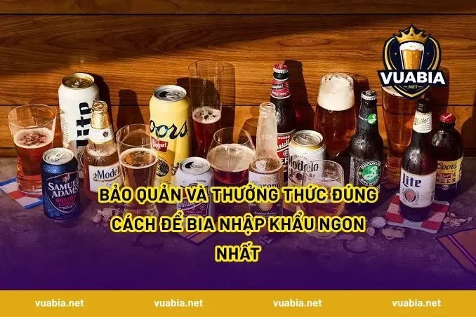 Bảo Quản Và Thưởng Thức Đúng Cách Để Bia Nhập Khẩu Ngon Nhất