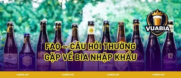 FAQ — Câu Hỏi Thường Gặp Về Bia Nhập Khẩu