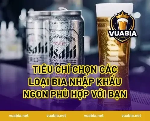 Tiêu Chí Chọn Các Loại Bia Nhập Khẩu Ngon Phù Hợp Với Bạn